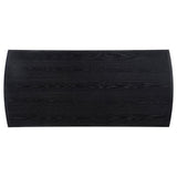 Brookmead 100-inch Extension Leaf Dining Table Black | King | Black | 108231