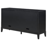 Brookmead 4-door Sideboard Buffet Storage Cabinet Black | King | Black | 108235