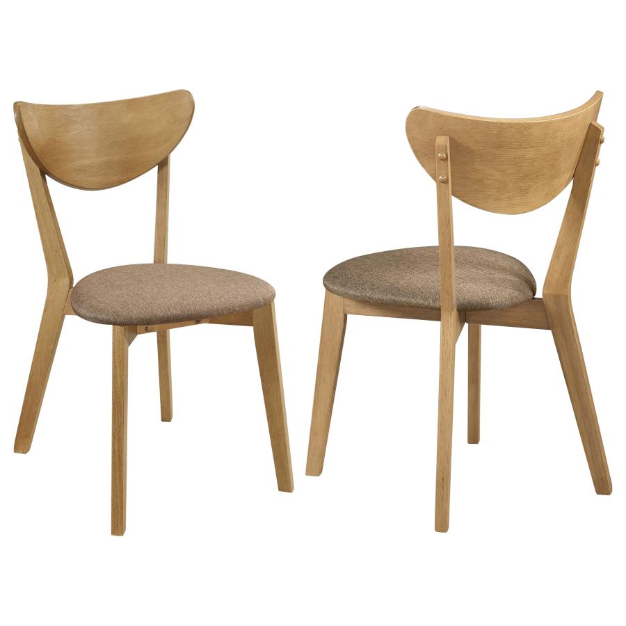 Elowen Wood Dining Side Chair Light Walnut (Set of 2) | Brown | Light Walnut | 108442