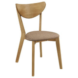 Elowen Wood Dining Side Chair Light Walnut (Set of 2) | Brown | Light Walnut | 108442