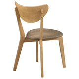 Elowen Wood Dining Side Chair Light Walnut (Set of 2) | Brown | Light Walnut | 108442