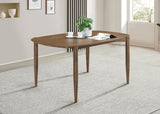 Dortch Oval 63-inch Solid Wood Dining Table Walnut | Brown | Walnut | 108461