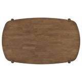 Dortch Oval 63-inch Solid Wood Dining Table Walnut | Brown | Walnut | 108461