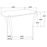Dortch Oval 63-inch Solid Wood Dining Table Walnut | Brown | Walnut | 108461