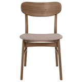 Dortch Dining Side Chair Walnut and Brown (Set of 2) | Brown | Walnut | 108462