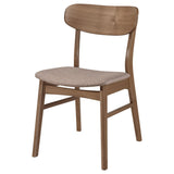 Dortch Dining Side Chair Walnut and Brown (Set of 2) | Brown | Walnut | 108462