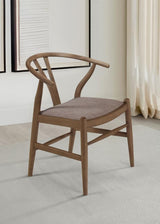 Dinah Wood Wishbone Dining Side Chair Walnut (Set of 2) | Brown | Walnut | 108472