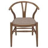 Dinah Wood Wishbone Dining Side Chair Walnut (Set of 2) | Brown | Walnut | 108472