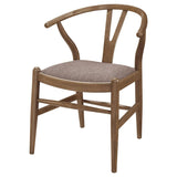 Dinah Wood Wishbone Dining Side Chair Walnut (Set of 2) | Brown | Walnut | 108472