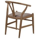 Dinah Wood Wishbone Dining Side Chair Walnut (Set of 2) | Brown | Walnut | 108472