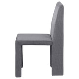Tordera Velvet Upholstered Dining Side Chair Grey (Set of 2) | Grey | 108512