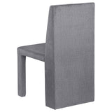 Tordera Velvet Upholstered Dining Side Chair Grey (Set of 2) | Grey | 108512