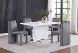 Tordera Velvet Upholstered Dining Side Chair Grey (Set of 2) | Grey | 108512