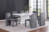 Tordera Velvet Upholstered Dining Side Chair Grey (Set of 2) | Grey | 108512