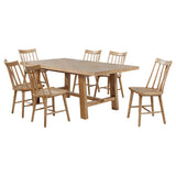Middleton 7-piece Extension Leaf Dining Set Natural Brown | Beige | Natural | 108540-S7N