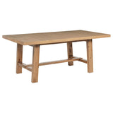 Middleton 7-piece Extension Leaf Dining Set Brown and Beige | Brown | Natural | 108540-S7