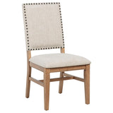 Middleton 7-piece Extension Leaf Dining Set Brown and Beige | Brown | Natural | 108540-S7