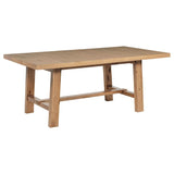 Middleton 76-inch Extension Leaf Dining Table Natural Brown | Beige | Natural | 108540
