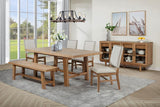 Middleton 76-inch Extension Leaf Dining Table Natural Brown | Beige | Natural | 108540