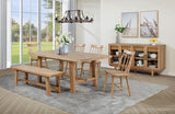 Middleton 76-inch Extension Leaf Dining Table Natural Brown | Beige | Natural | 108540