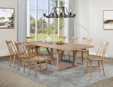 Middleton 9-piece Extension Leaf Dining Set Natural Brown | Brown | Natural | 108541-S9N