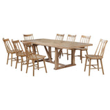 Middleton 9-piece Extension Leaf Dining Set Natural Brown | Beige | Natural | 108541-S9N