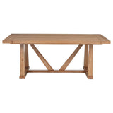 Middleton 106-inch Extension Leaf Dining Table Natural Brown | Full | Beige | Natural | 108541