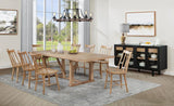 Middleton 106-inch Extension Leaf Dining Table Natural Brown | Full | Beige | Natural | 108541
