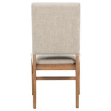 Middleton Upholstered Dining Side Chair Beige (Set of 2) | Brown | Natural | 108542