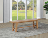 Middleton 60-inch Wood Backless Dining Bench Natural Brown | Brown | Natural | 108543