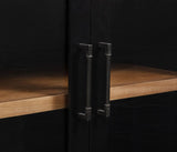 Middleton 4-door Sideboard Server with Dual Drawers Black | Full | Black | 108545BLK