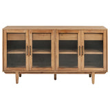 Middleton 4-door Sideboard Server with Dual Drawers Natural | Brown | Natural | 108545NAT