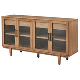 Middleton 4-door Sideboard Server with Dual Drawers Natural | Brown | Natural | 108545NAT