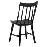 Middleton Solid Wood Dining Side Chair Black (Set of 2) | 108546BLK