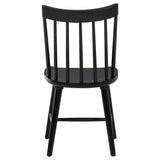 Middleton Solid Wood Dining Side Chair Black (Set of 2) | 108546BLK