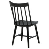 Middleton Solid Wood Dining Side Chair Black (Set of 2) | 108546BLK