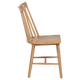 Middleton Solid Wood Dining Side Chair Brown (Set of 2) | Brown Natural | 108546NAT
