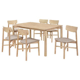 Parkridge 7-piece 59-inch Wood Dining Set White Washed | White | White Washed | 108551-S7