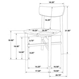 Parkridge 7-piece 59-inch Wood Dining Set Natural Walnut | 7-piece | 108561-S7