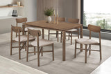 Parkridge 59-inch Rectangular Dining Table Natural Walnut | King | Brown | Natural Walnut | 108561