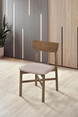 Parkridge Dining Side Chair Natural Walnut (Set of 2) | King | Brown | Natural Walnut | 108562