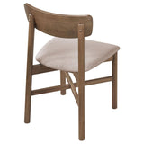 Parkridge Dining Side Chair Natural Walnut (Set of 2) | King | Brown | Natural Walnut | 108562
