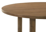 Crestmore 46-inch Round Wood Dining Table Walnut | Brown | Walnut | 108570