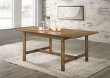 Crestmore 71-inch Rectangular Wood Dining Table Walnut | King | Brown | Walnut | 108571