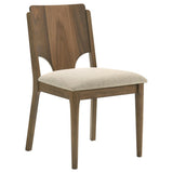 Crestmore Dining Chair Upholstered Seat Walnut (Set of 2) | King | Brown | Walnut | 108572