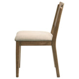 Crestmore Dining Chair Upholstered Seat Walnut (Set of 2) | King | Brown | Walnut | 108572
