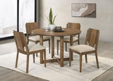 Crestmore Dining Chair Upholstered Seat Walnut (Set of 2) | King | Brown | Walnut | 108572