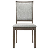 Onslow Upholstered Dining Side Chair Dark Brown (Set of 2) | Brown | Dark Brown | 108622