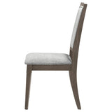 Onslow Upholstered Dining Side Chair Dark Brown (Set of 2) | Brown | Dark Brown | 108622