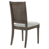 Onslow Upholstered Dining Side Chair Dark Brown (Set of 2) | Brown | Dark Brown | 108622